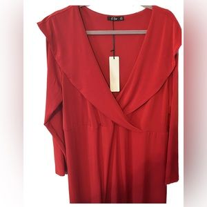 Red Tunic/Dress shirt